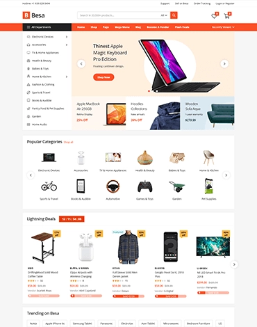 Marketplace Website Themes